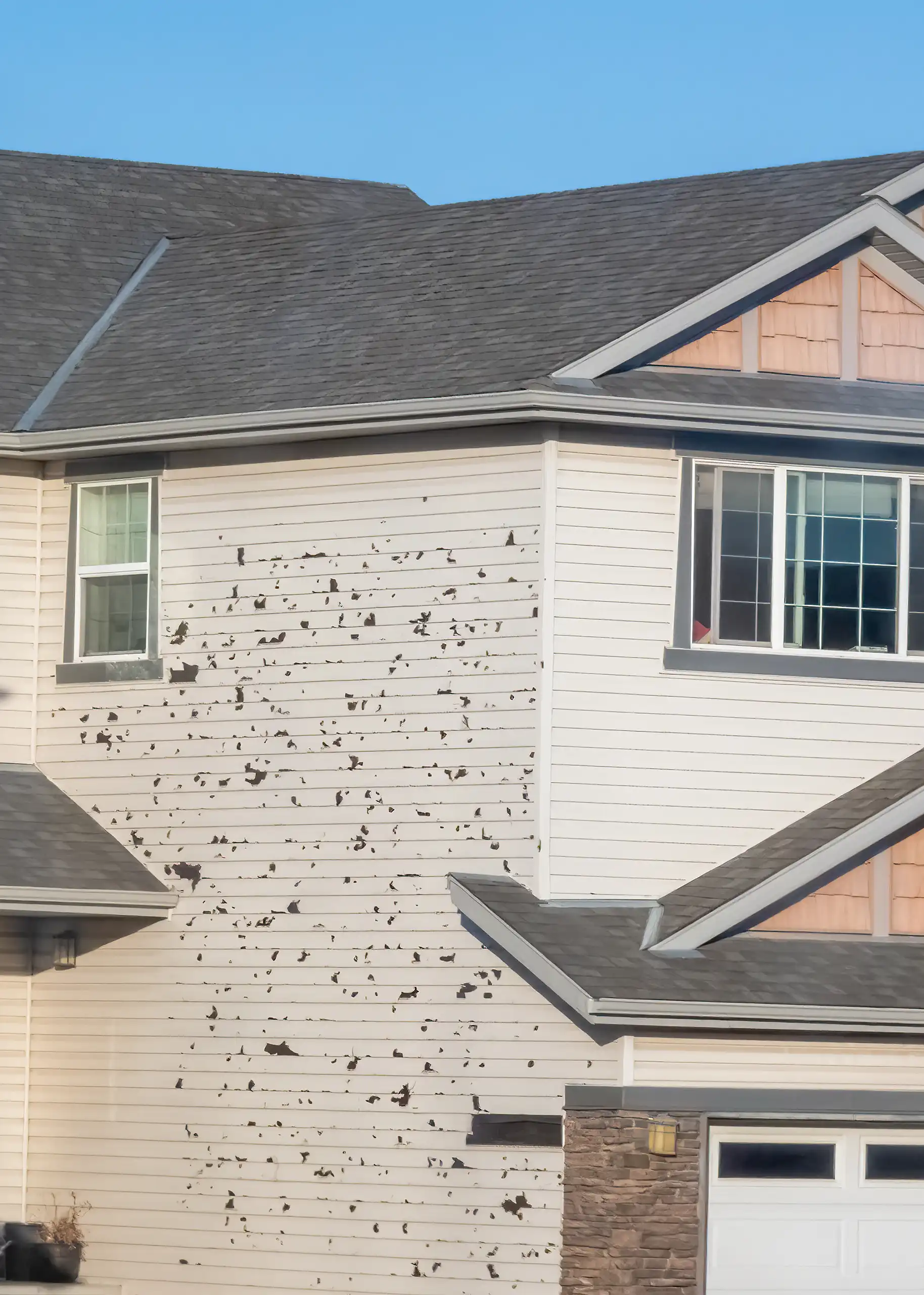 Hail Damage to Siding Hail Damage to Siding